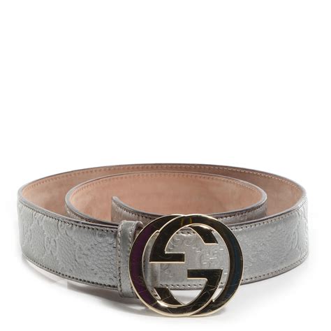 gucci silver gg belt|gucci snake belt silver.